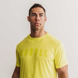 NWT NOBULL Men's Tee - Medium - Neon Yellow
